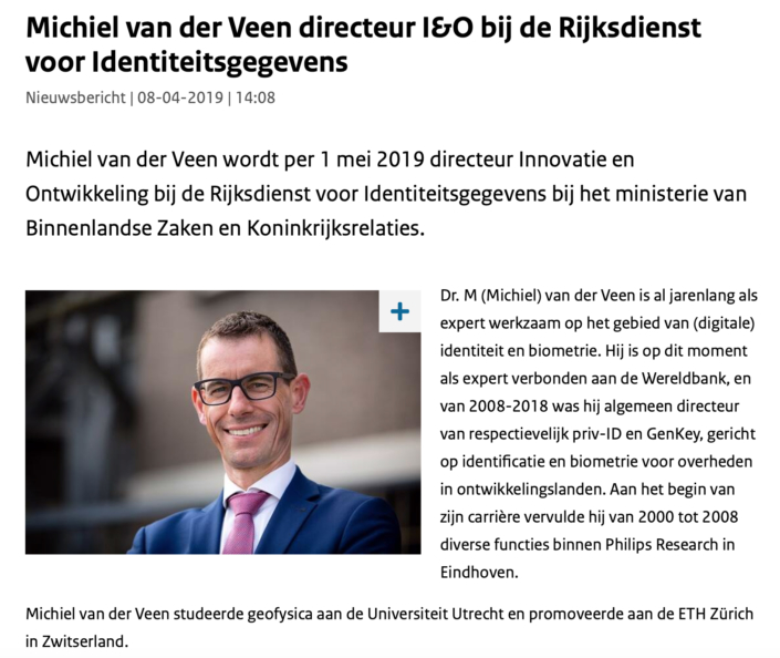 Zakelijk portret voor publicatie